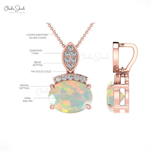 Hallmarked แท้14K ทองเพชรประดับจี้ห้อย1.35 CT ของแท้ Tanzanite Dainty จี้ผู้หญิงขายส่งเครื่องประดับที่ดี - Product Image 5