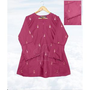 KUNAR RANGTARA PHULKARI Indian Georgette Salwar Suit for Baby Girls Stitched Heavy Embroidery Work Party Wear-Rs 1499/-. - Product Image 6