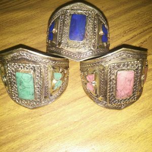 Conjuntos de joyería Vintage Kuchi afgano de moda para mujer, conjunto de pendientes de collar transpirable ligero para bodas con patrón personalizado - Product Image 1