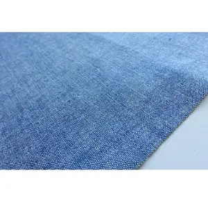 The American 5076-W Blue Indigo Shirt Chambray Garments Cotton Apparel Fabric