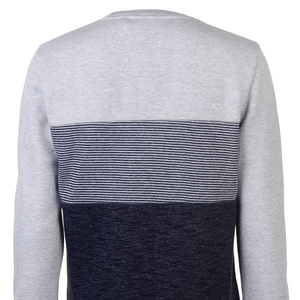 Sudadera con cuello redondo personalizada con logotipo OEM al por mayor, para hombre, 100% algodón, estilo cropped, jersey grueso sin estampado - Product Image 6