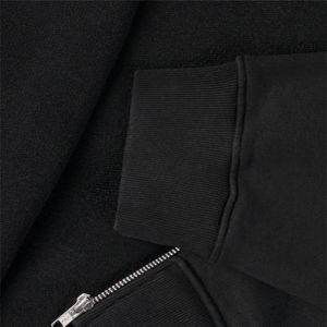 Sweat-shirts à capuche zippés en polaire pour hommes, coupe ample, écologiques, respirants, lavables, séchage rapide, vente en gros, best-sellers hiver - Product Image 3