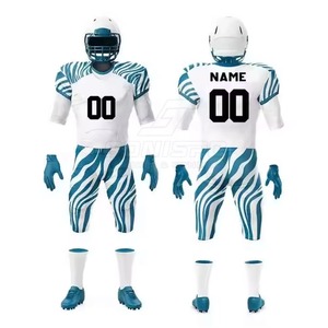 Personnaliser Vêtements de sport unisexe grande taille Haute qualité Uniforme de football américain pour adultes Réversible Respirant 100% polyester Original - Product Image 3