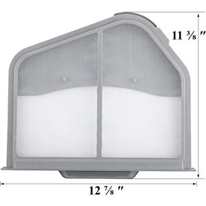 Filtre anti-peluches et ensemble de boîtier pour sèche-linge Samsung DC61-02610A en plastique et tissu - Product Image 6