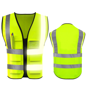 Costume haute visibilité gilet réfléchissant vêtements de travail de Construction veste de moto vêtements de sécurité réfléchissants gilet avec logo - Product Image 2