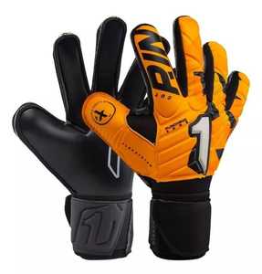 Guantes de portero de fútbol al por mayor personalizados de alta calidad profesional contacto alemán y látex suave y material de goma - Product Image 2