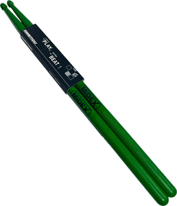 Baquetas Midex GFK-801GR 5A de Poliamida Irrompible – Acabado Verde – Alta Durabilidad – Hechas en Gaziantep - Product Image 1