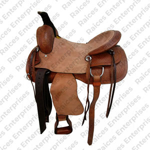 อานม้าหนังวัวระบายอากาศได้อานม้าม้าม้าขี่ม้าน้ำหนักเบาผลิตตามสั่ง - Product Image 4