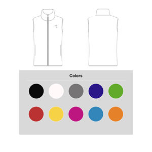 เสื้อกั๊กขนแกะลายพรางแบบทางการสำหรับแต่งโลโก้ด้านหน้าในฤดูใบไม้ผลิ - Product Image 3