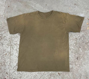 OEM Nouvel Arrivage T-shirts pour Hommes 100% Coton Poids Lourd Soleil Délavé Street Wear Oversized Drop Shoulder Boxy Fit - Product Image 2