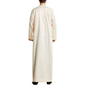 Thobe Jubba pour hommes multicolores de style arabe, livraison en ligne, nouvelle arrivée, service OEM, faible MOQ, qualité supérieure, modèles de Kurta pour hommes - Product Image 3