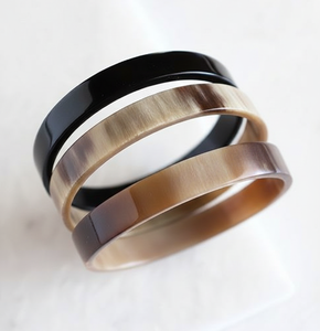 Handmade Buffalo Horn Bangles - Natural Horn Fashion <b>Bracelet</b> Manufacturer Wholesale - Custom Sizes available - Product Image 2