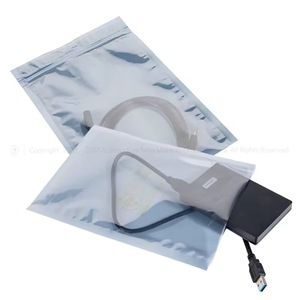 EU stock Anti Static Shielding <b>Bags</b> Silver Gray Resealable ESD <b>Zip</b> Lock <b>Bags</b> for Electronics PCB laptop refurbishment recycling - Product Image 1