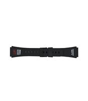 Correa de reloj de resina negra de 20 mm para los modelos CA-55/CA-62/W-721 Modelo 238P3PD1R