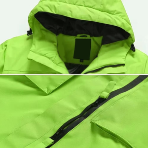 Combinaison de ski minimaliste de style américain 3L entièrement thermocollée, unisexe, isolée en polaire, personnalisable pour le snowboard - Product Image 2
