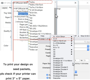 Phong Bì Giấy Kraft Tái Chế Nhỏ Dính Cao Su Hai Lớp Tùy Chỉnh Bao Bì Hạt Giống Sinh Thái Có Thể In Tự Niêm Phong Cho Hạt Giống - Product Image 5
