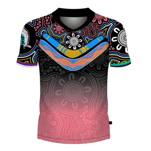 เสื้อกีฬาซับลิเมชั่นแบบกำหนดเองสำหรับผู้ชายและผู้หญิง แห้งเร็ว เหมาะสำหรับแบดมินตัน วอลเลย์บอล เทนนิส ชุดทีม เสื้อยืด - Product Image 1
