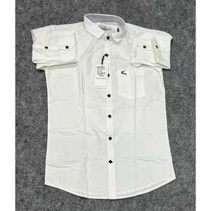 Camisas sólidas para hombre de alta calidad, ropa informal, Camisa de algodón pesado disponible a precio mayorista del exportador indio - Product Image 4