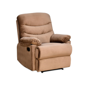 Modern Design 1-Seater Brown Skelton Manual Recliner <b>Sofa</b> with <b>Wood</b> <b>Frame</b> Multifunctional Features - Product Image 4