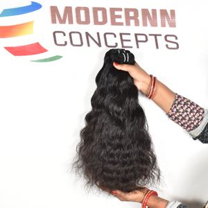 Extensiones de Cabello Humano Virgen Natural de la India al por Mayor, Cabello Humano en Paquetes Ondulados Profundos y Sueltos con Cutícula Alineada - Product Image 5