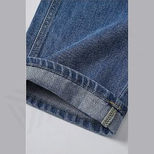 Pantalones Vaqueros de Mezclilla para Hombre, Tendencia Superior, Personalizados al por Mayor, Transpirables, Rotos, Ajustados, Color Personalizado - Product Image 6