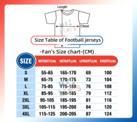 Jersey Sepak Bola Multi Nasional 2026 Musim Sepak Bola Internasional Pendek 100% Poliester Bernapas Cepat Kering Individual
