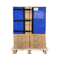 Groothandel Herbruikbare Wateroplosbare Zachte Pallet Stretch Verpakkingsband Cargo Banden Blauwe Palletfolie