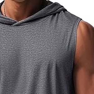 Débardeur de sport pour homme Débardeur à col en U à séchage rapide Débardeur en tissu côtelé pour homme fabriqué par Dress Sports - Product Image 2