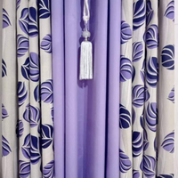 Rideaux de haute qualité en tissu mousseline pour la maison, l'hôtel et le bureau, textiles de maison, ensembles de 3 pièces, rideaux de fenêtre pour le salon