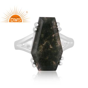 ล่าสุดล่าสุดล่าสุดล่าสุดล่าสุดล่าสุดล่าสุดแหวนเงินแท้ลายมอสซิเกตดีไซน์แบบแยกสำหรับผู้ผลิตเครื่องประดับ - Product Image 3