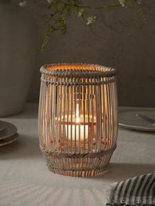 Set of 3 Rattan <b>Candle</b> Lantern Handcrafted <b>Wicker</b> Lantern For Home Table Decor Living Room Bedroom Farmhouse Style - Product Image 5