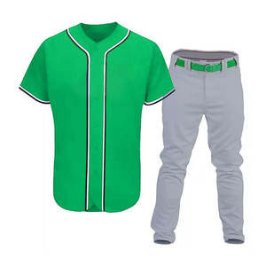 Uniforme de baseball pour hommes de conception personnalisée de qualité supérieure à vendre nouveau style d'uniformes de baseball Offre Spéciale de couleur unie - Product Image 4