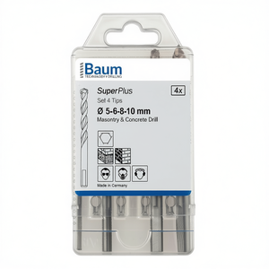 Jeu de 4 embouts Stahlwille Baum Super Plus pour mèches à béton et maçonnerie - Product Image 2