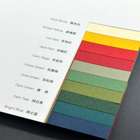 YISHU personnalisé A4 260g carte-cadeau de voeux de luxe papier de spécialité nacré fabricant OEM en Chine