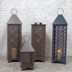 Linterna de Metal Premium para jardín, Patio, portavelas hecho a mano, acabado único para interior, exterior, iluminación del hogar, acento - Product Image 3