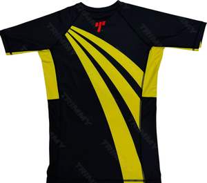 Hombres sublimación Impreso Rash Guard Compresión Desgaste Gimnasio fitness Entrenamiento Rush Guard Para Hombres Venta al por mayor OEM personalizado - Product Image 4