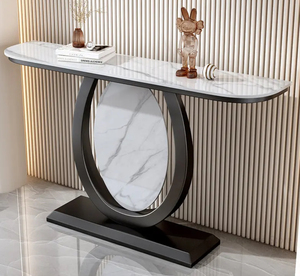 Marble Table Combined with Stainless Steel Metal <b>Frame</b> Has a Modern, Luxurious Style and Is Manufactured in Vietnam. - Product Image 3