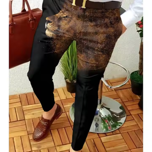 Pantalon décontracté confortable et délavé pour hommes: mélange de coton durable avec une touche d'élasticité, idéal pour les voyages - Product Image 3