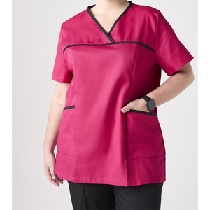 Customized Medical <b>Scrub</b> <b>Top</b> for Women Hospital Uniforms Latest Design Bulk Supply Suits with Customized Colors and Sizes - Product Image 5