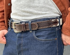 เข็มขัดหนังแท้สำหรับผู้ชายอุปกรณ์เสริมคุณภาพสูงระดับมืออาชีพและทนทานเข็มขัดสุดหรูดูมีสไตล์ - Product Image 2