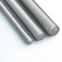 M6-M22 2000mm Grade 4.8 Carbon Steel Threaded Rods & Studs Fully Threaded Left/Right Hand Black Zinc Plated OEM THV