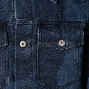 Chaqueta de Mezclilla para Hombre, Invierno, Superventas, Personalizada, Cuello Alto, 100% Algodón, Resistente al Viento, Ligera, Alta Calidad, Buen Precio - Product Image 6