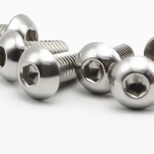Hex <b>Socket</b> Round Head Stainless Steel <b>Screw</b> Metric Zinc Plated High Strength Industrial <b>Screw</b> - Product Image 1