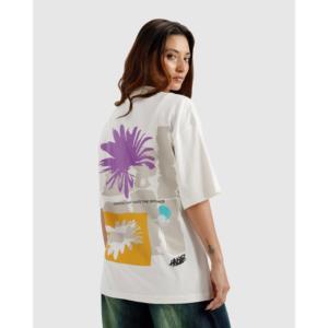 เสื้อยืดพิมพ์ลายศิลปะนามธรรมผ้าฝ้ายออร์แกนิค 100% รุ่นฟิตเนส น้ำหนัก 300 กรัม เสื้อยืดดีไซน์เนอร์แบบอัดแน่น - Product Image 4