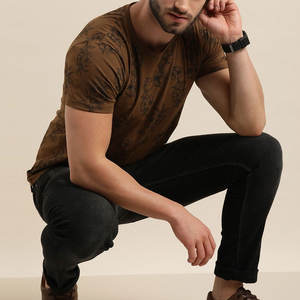 La mejor calidad, gran personalidad, 220GSM, salida de fábrica, camiseta para hombre, ropa de calle, diseño personalizado, camiseta para hombre de Color - Product Image 3