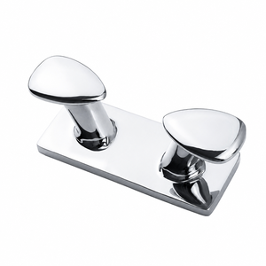 Boulier de quai en acier inoxydable AISI 316 pour bateau, boulier d'amarrage marin à base carrée pour yacht et quai - Product Image 1