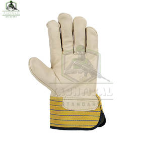 New Design Men's Safety Gloves-Leather High Quality Comfortable & Lightweight Breathable Flexible <b>Silicone</b>-free Customized Logo - Product Image 4