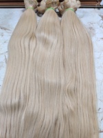 Extensions de cheveux indiens bruts 613 Remy vierges lisses, 10-30 pouces, 100% cuticules intactes, mèches de cheveux humains d'un seul donneur, vente directe usine