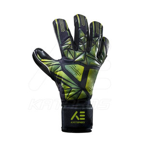 Gants de gardien de but en cuir personnalisables avec impression par sublimation, haute qualité, imperméables, antidérapants, ajustables, en stock, vente en gros - Product Image 3