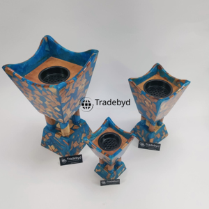 Quemador de Incienso de Resina y Madera Artesanal, Difusor de Fragancia de Primera Calidad para Hogares y Boutiques Tradebyd - Product Image 6